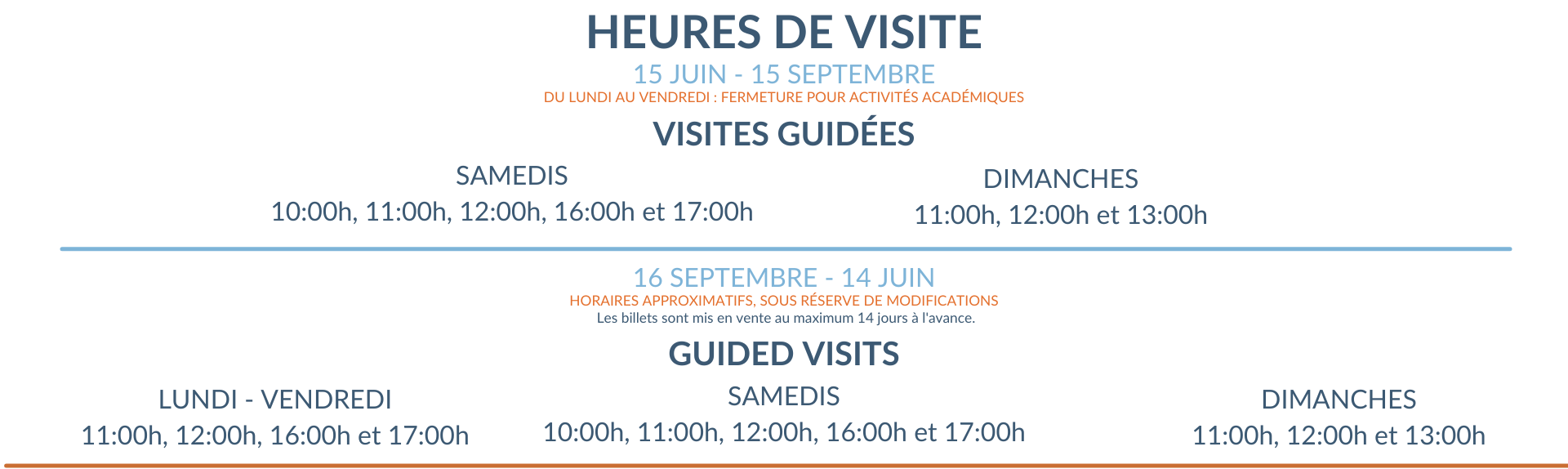 Horarios